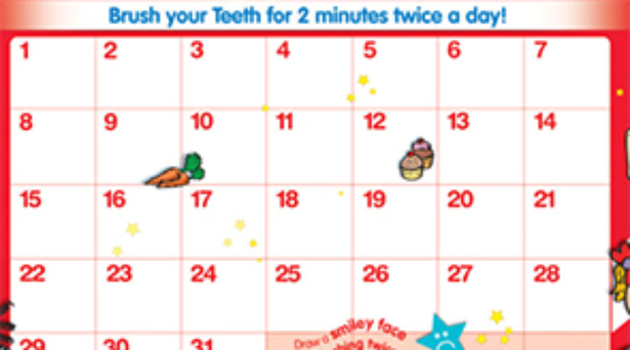 Print Out : Toothbrush Chart