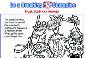 Print Out : Brush with the Animals